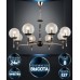 Подвесная люстра Kameliya WD3624/8H-FGD-BK-WT Wedo Light