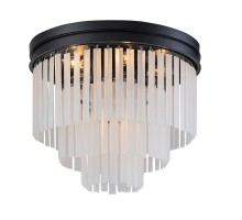 Потолочная люстра 1920s Odeon 771131 (KR0387C-6/P black/frost) DeLight Collection