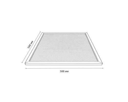 Светодиодная панель  ULP-6060-36W/5000К IP40 GRILYATO WHITE Uniel