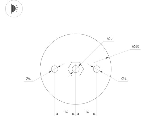 Настенный светильник PICASO 047347 Arlight