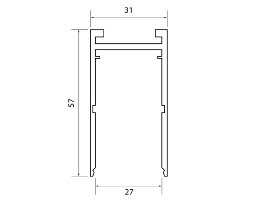 Шинопровод Skyline 220 ST015.419.00H ST Luce