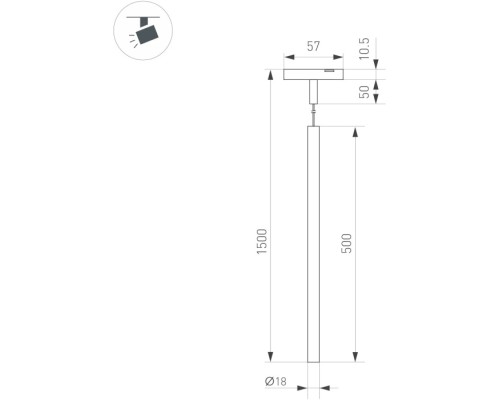 Трековый светильник MAG-MICROCOSM 043269 Arlight