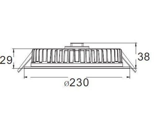 Точечный светильник LED Panel 565236 Deko-Light