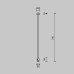 Крепление потолочное Accessories for tracks Flarity TRA159C-B1-PT Maytoni
