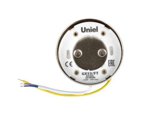 Точечный светильник  GX53/FT NICKEL 10 PROM Uniel