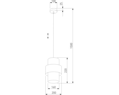 Подвесной светильник Calisto 5094 Calisto White TK Lighting