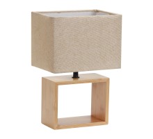 Интерьерная настольная лампа  UML-B401 E27 LIGHT GREY/WOOD Uniel