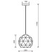Подвесной светильник Asterope round 342132 Deko-Light