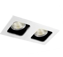 Точечный светильник Holly DL18614/02WW-SQ White/Black Donolux