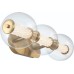 Настенный светильник Atomo QN-ATOMO-3W-BG Eurofase