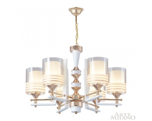 Подвесная люстра Florentia-6087 306087/6 Wh/Gd Arte Milano