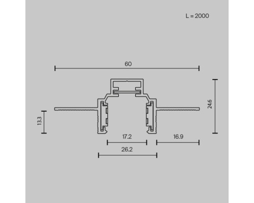 Шинопровод Busbar trunkings Exility TRXM034-422W Maytoni