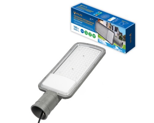 Уличный консольный светильник  ULV-Q611 100W/6500K IP65 GREY Volpe