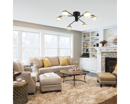Потолочная люстра Diverse 10271/6LED Gold/Copper Escada