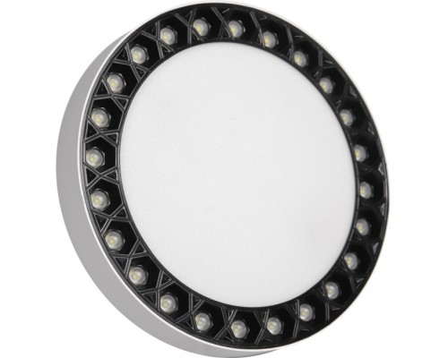 Потолочный светильник Mercury 5552-24W-D165-3/4K-WH+BK iLedex