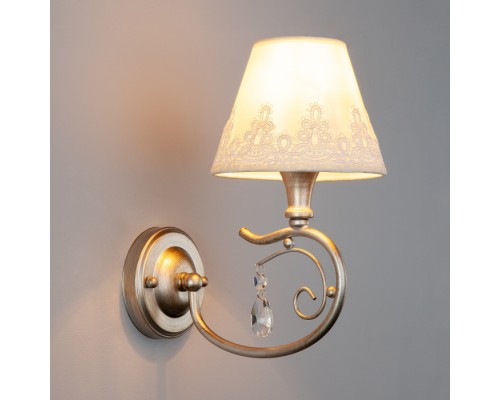 Бра Incanto 60069/1 серебро Eurosvet