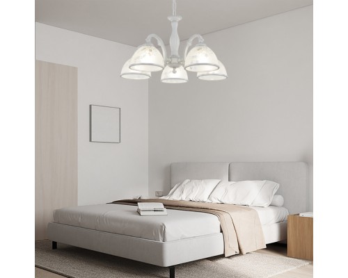 Подвесная люстра AM349737 349737/5 WT+SL Arte Milano