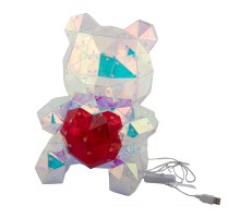 Светильник декоративный  ULD-R508 USB BEAR WITH HEART Uniel