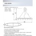 Подвесной светильник Daneil LH0057/8PO-GD-CL Lumien Hall