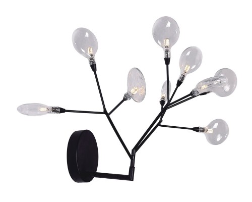 Бра Evita EVITA AP9 BLACK/TRANSPARENT Crystal Lux