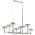 Подвесная люстра Diamond cut MD21020075-8B satin nickel DeLight Collection