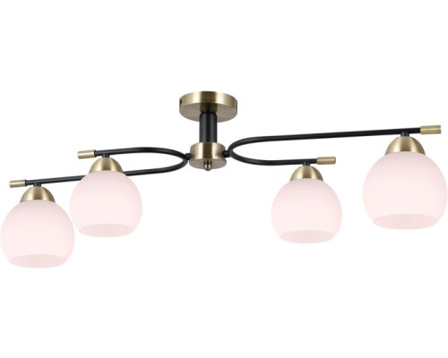 Потолочная люстра  IL0638-4CSQ-24 AB BK LIBRA ILLUMICO