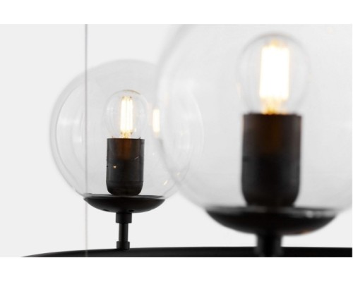 Подвесная люстра  LDP 6034-6 RND BK Lumina Deco