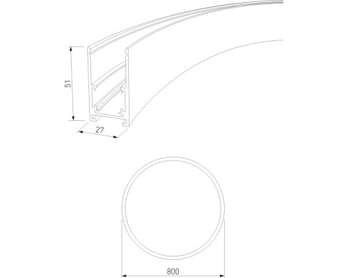 Шинопровод Slim Magnetic 85160/00 Elektrostandard