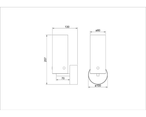 Бра Lanterna A3606AP-8BK Arte Lamp