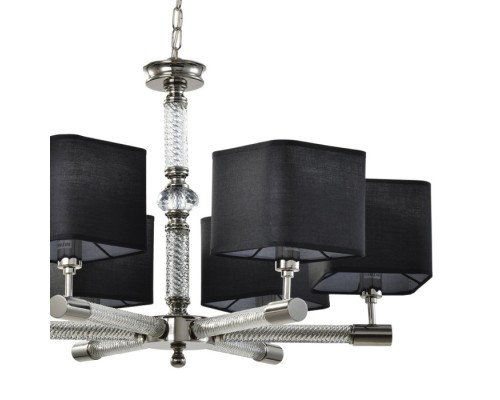 Подвесная люстра Bolyasko LH1056/6P-NK-BK Lumien Hall