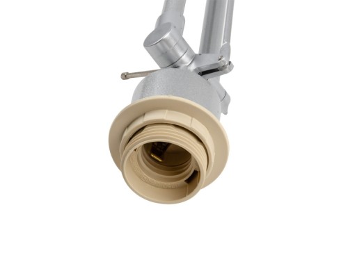 Торшер  UML-T500 E27 SILVER/WHITE Uniel