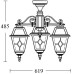 Потолочный светильник уличный FARO 91170A/3 Bl Oasis Light