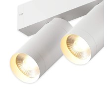 Трековый светильник PLAIN CYLINDER AM590 2X10W 3000K WH AM Group