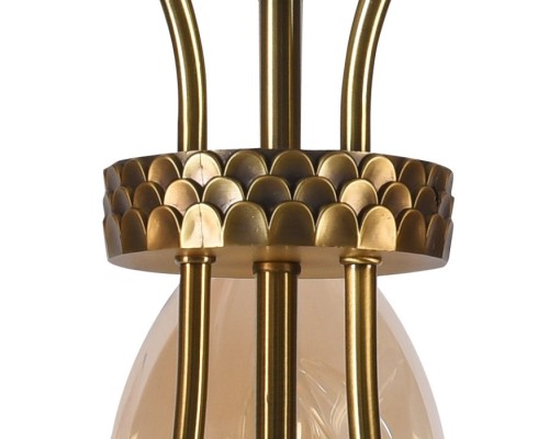 Подвесная люстра Olivi 3304/3H-ABPAB-AM Lumien Hall