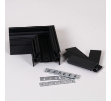 Коннектор угловой  RL 06301 corner connector BK Reluce