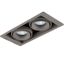 Точечный светильник Lumme DL18615/02WW-SQ Silver Grey/Black Donolux