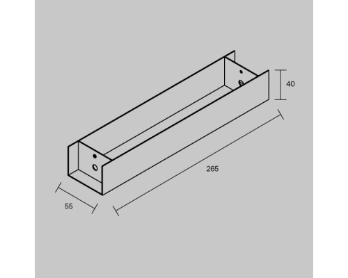 Основание для блока Accessories for tracks Arity TRA233-BB-B Maytoni