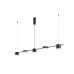 Подвесной светильник Tristan TRISTAN SP5 L1200 BLACK Crystal Lux