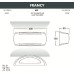 Настенный светильник уличный Francy 1A1.000.000.LYF1R Fumagalli