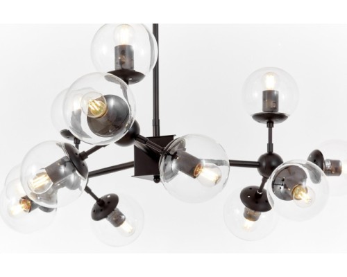 Потолочная люстра Zodiak LDP 160-12 BK+PR Lumina Deco