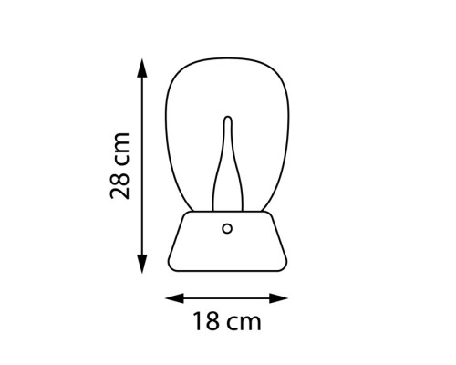 Интерьерная настольная лампа Uovo III 807916 Lightstar