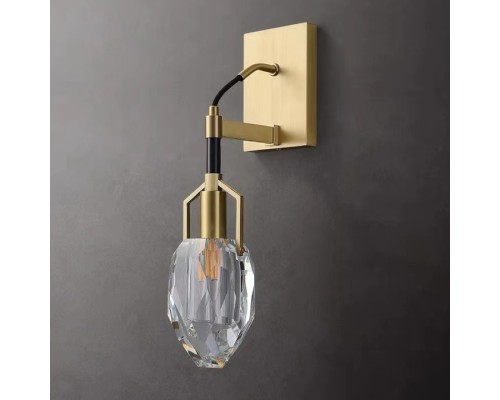 Бра Wall lamp 8960-1W brass/clear DeLight Collection