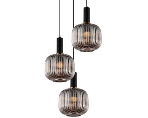 Подвесной светильник  LDP 1217-3 GY+BK Lumina Deco