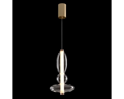 Подвесной светильник Quasar QUASAR SP10W LED TRANSPARENT Crystal Lux