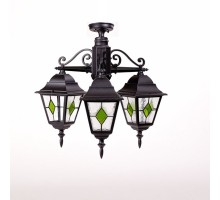 Потолочный светильник уличный QUADRO M lead GLASS 79970MAlgG/3 Bl Oasis Light