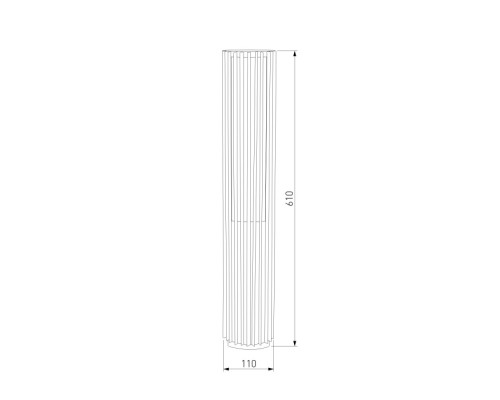 Наземный светильник Entero 35189/F черный Elektrostandard