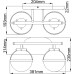 Бра Hollis HK-HOLLIS2-O-HB-BATH Hinkley