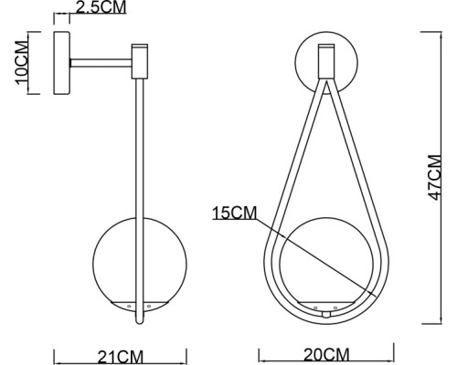 Бра Matisse A7765AP-1BK Arte Lamp
