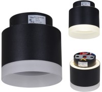 Точечный светильник  53004-9.5-001IL GX53+LED3W BK Reluce
