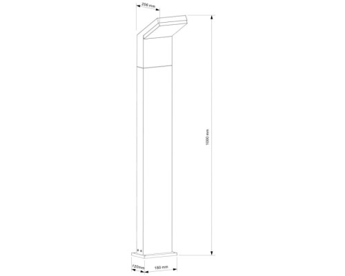 Наземный светильник Tucanae 733031 Deko-Light